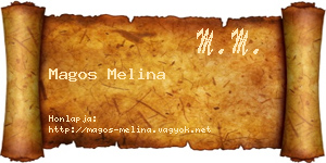 Magos Melina névjegykártya